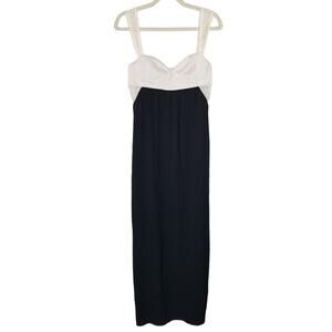 Zara Corset Maxi Dress Feminine Lace Elegant Hollywood Glam L Timeless Classic